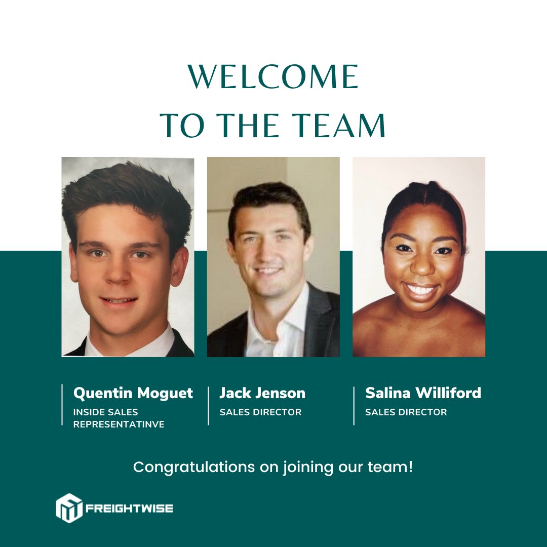 🎉 We are thrilled to introduce our fantastic trio of new team members! 🌟 Join us in giving a warm welcome to Quentin Moguet, Jack Jenson, and Salina Williford! 🤝🎉

Let's all extend a warm welcome to our new colleagues and show them the amazing support we're known for! 🎊🥳