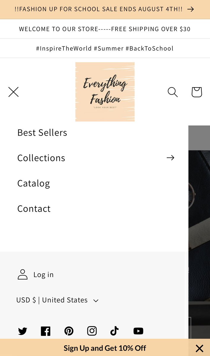 🔆Make sure to style up for the new school year with @EveryFashion0 and make sure to always feel your best! ‘Look Your Best, Feel Your Best’ (Inspire The World) (Link Below)👇 #fashion #style #beauty #BackToSchool #inspire ⬇️Inspire Today⬇️ everythingfashion0.myshopify.com