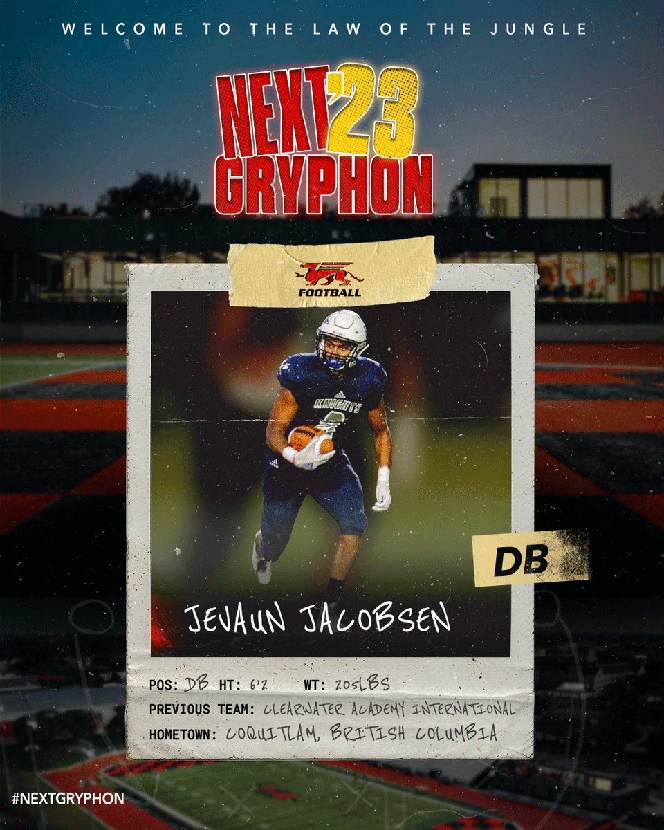 🚨COMMIT🚨 Coming to us from the West Coast, Jevaun is an elite defender who will add scheme versatility and toughness to the Gryphon D. #NextGryphon