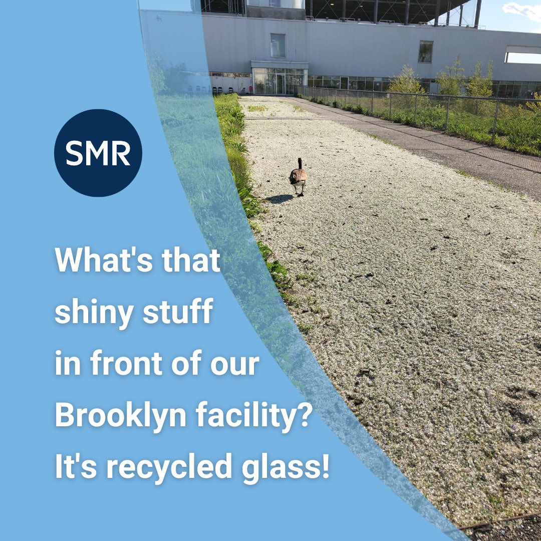 While some recycled glass goes back into bottles &amp; jars, some is used as recycled glass aggregate (RGA), functioning as a filler in road projects or as pipe bedding. We used recycled glass as a decoration AND as filler to raise our waterfront facility above the flood line!
