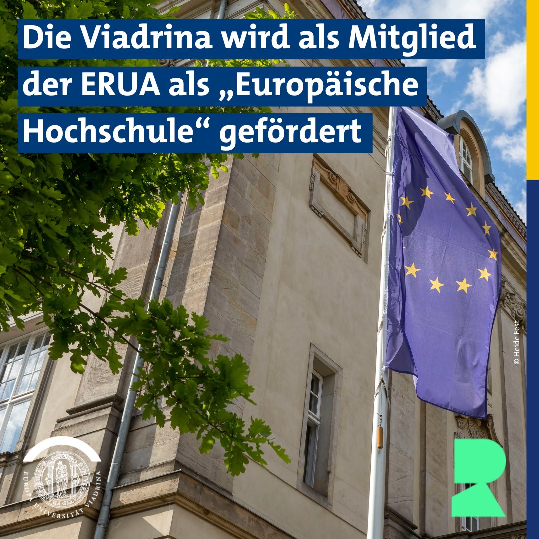 viadrina's tweet photo. Die Viadrina ist eine von zehn deutschen Hochschulen, die neu für die Förderung im #ERUA-Netzwerk ausgewählt wurden. Insgesamt sind 51 deutsche Hochschulen Teil einer derart geförderten Allianz. #EuropeanUniversities #EuropeanCitizens #ReformUniversity @europeancommission https://t.co/hRLEWq37ha