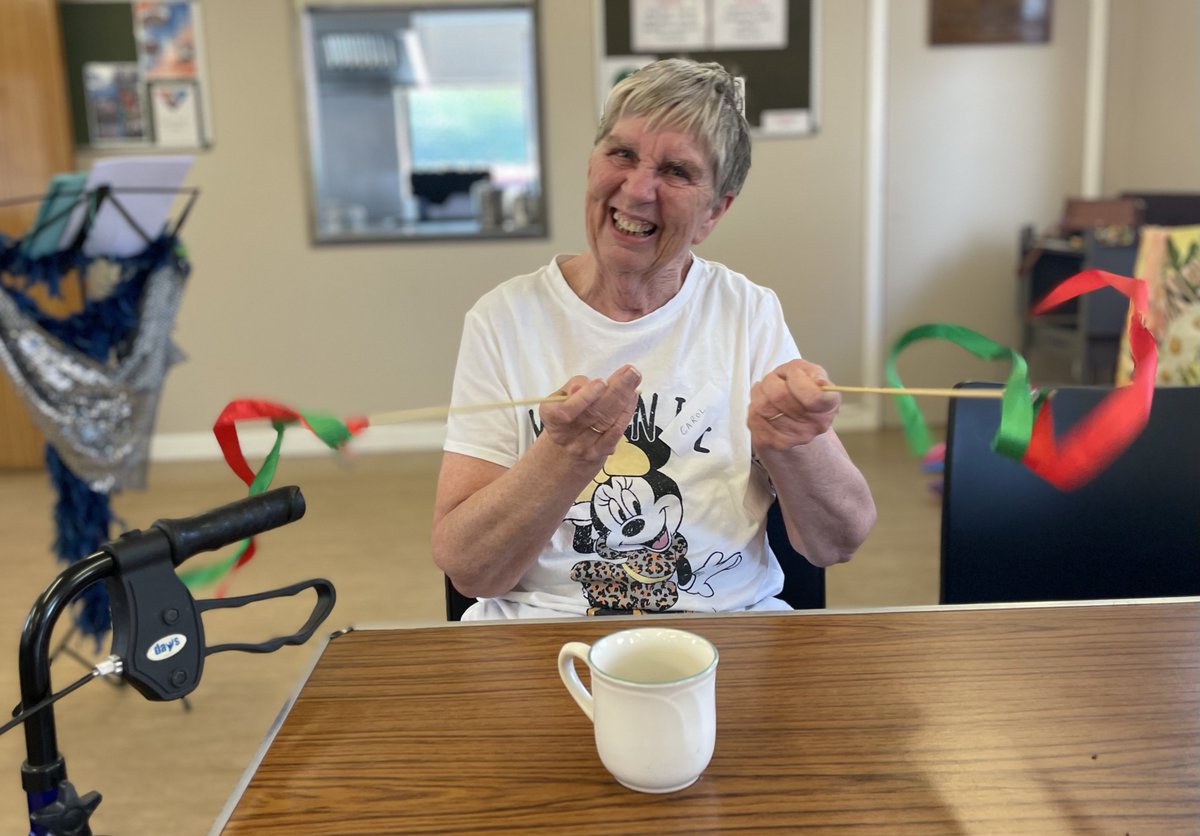 HiscEastbourne's tweet photo. It was a fun and colourful afternoon at our  recent Willingdon Community Cafe in June. Entertainment was provided by Dementia Singing Experience Sussex and we had a special Eurovision theme! 👩‍🎤

#communitysupport #communitycafe #willingdon #eastbourne https://t.co/QqKwxkLnUG