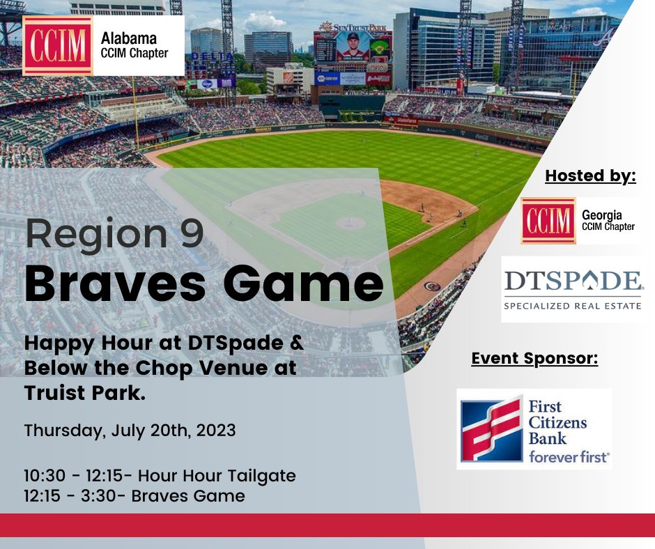 AL_CCIM's tweet photo. Batter Up!!

It's almost time for our annual Braves Game in Atlanta! Sign up using the link below and bring your best Chop On Chant!

https://t.co/yl1wRFIpL8 https://t.co/kdGoH6HjLa