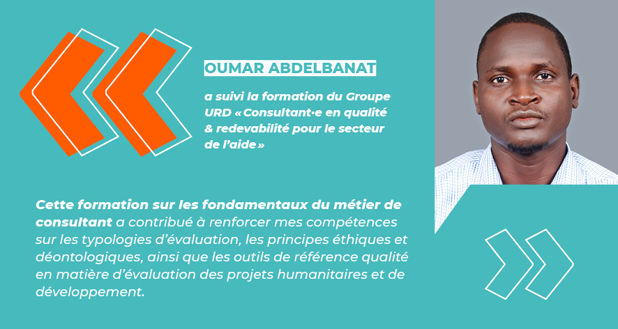 📢Consultants Qualité &amp; Redevabilité pour le secteur de l’aide au Sahel.
👉Voici aujourd'hui OUMAR ABDELBANAT, anthropologue, le 1er des 20 apprenants que nous vous présenterons, basé au #Tchad !
👉ow.ly/Xjb350P3fM2 (cf p.4)