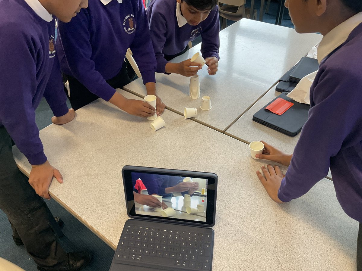Today we have been expert problem solvers in Onyx class. We have been completing a stacking cups challenge which got progressively harder and required teamwork, logical thinking and good problem solving skills #beaproblemsolver #curriculumweek <a href="/Richmond_HT/">Richmond Academy</a>