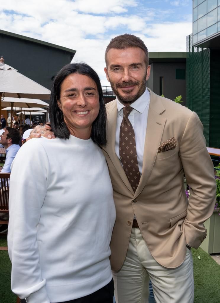 Ons_Jabeur's tweet photo. A pleasure and an honor to meet David Beckham, thank you for this inspiring moment 🤩 https://t.co/eEk8N5tEMg