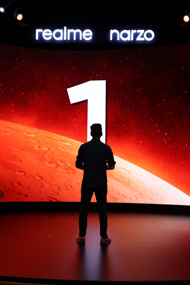 realme narzo India tweet media