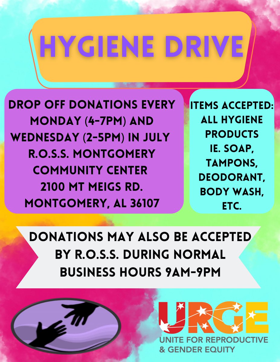 Reproductive Justice demands the human right to parent children in safe and sustainable communities bc everyone should have access to the things they need to take care of their families. We have partnered with R.O.S.S. Montgomery to host a Self Care Carnival, see y'all there!🧼