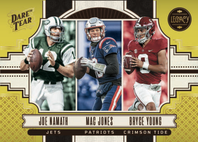 BlowoutBuzz's tweet photo. First Buzz: 2023 Panini Legacy football cards >> https://t.co/z5I7cByng7 #collect @PaniniAmerica #NFL #TheHobby https://t.co/AVt3XHArQi