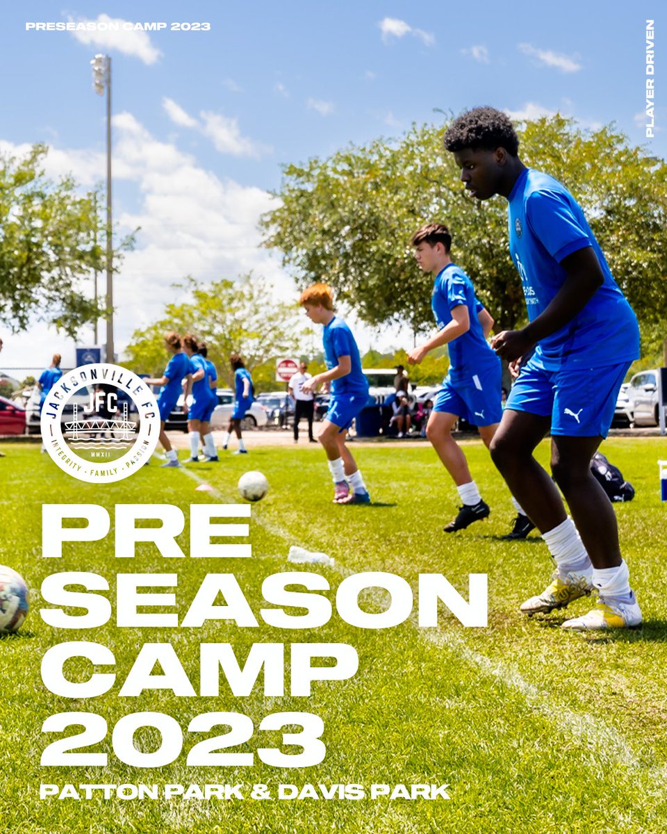 Don't forget to register for our JFC 2023 Boys &amp; Girls Preseason Camp. For more information visit: jfcsoccer.com/2023-preseason…

#PlayerDriven #904JFC