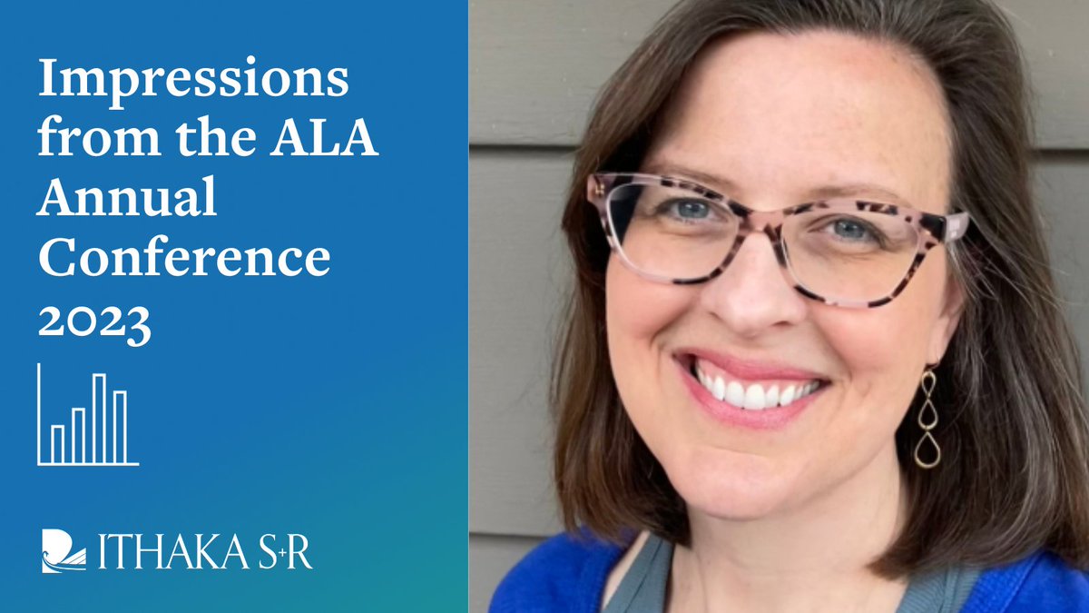 New on the blog, Tracy Bergstrom recaps this year’s <a href="/ALALibrary/">American Library Association</a> #ALAAC23, identifying key trends across sessions, from intellectual freedom to diversifying library collections. 

Read insights from the conference: sr.ithaka.org/blog/impressio…