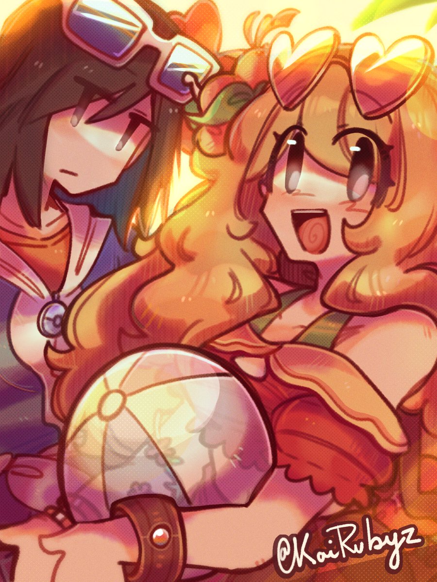 KaiRubyz's tweet photo. ☀️ You were approached by Kalosian Champion, Calem &amp; Serena (Summer) !! https://t.co/PYzB8RE8B3