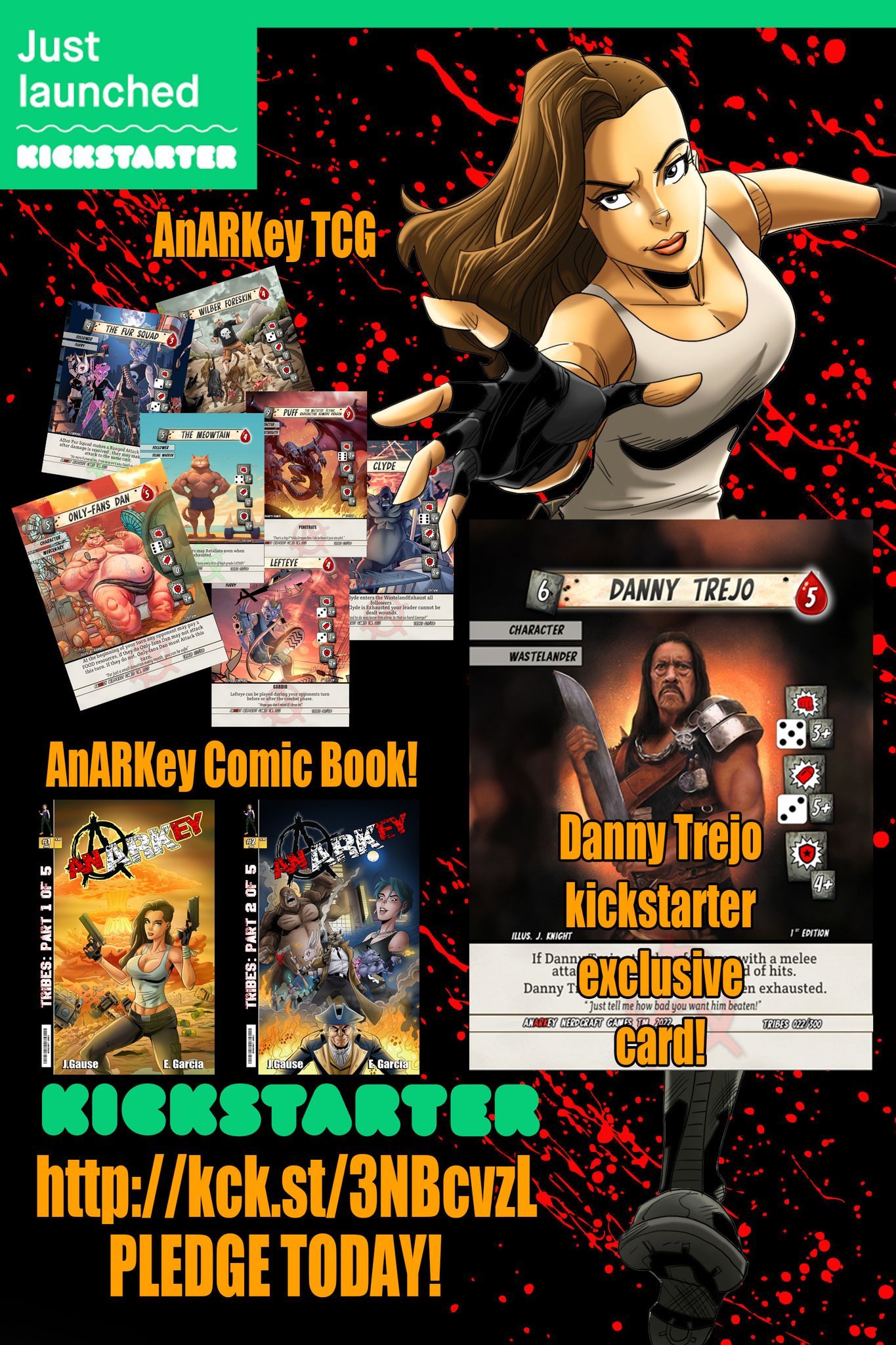 Danny Trejo on Twitter "Join me in the wasteland of AnARKey, a new TCG