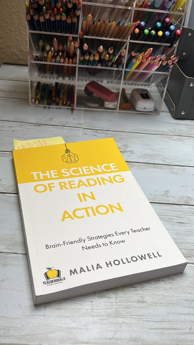 If you’re a teacher looking for practical ideas for implementing #theScienceofReading, this book by <a href="/MaliaHollowell/">Malia Hollowell</a> is a great resource!  #highlyrecommend