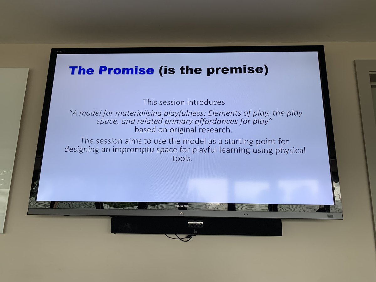 Thoroughly enjoyed the ‘Re-Creating (a) space for playful learning’ session by <a href="/KatiHeljakka/">Kati (Katriina) Heljakka</a> #PlayLearn23. Fascinating to learn about transforming spaces into playful learning environments. Feeling inspired &amp; ready to implement these ideas! #PlayfulSpaces #EngagedLearning