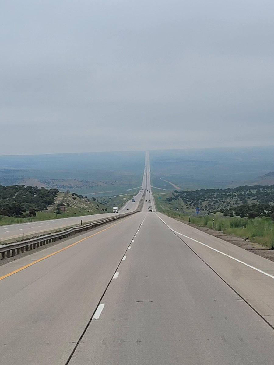 @kristine_stone #highwaytoheaven #thesisters I-80 Wyoming