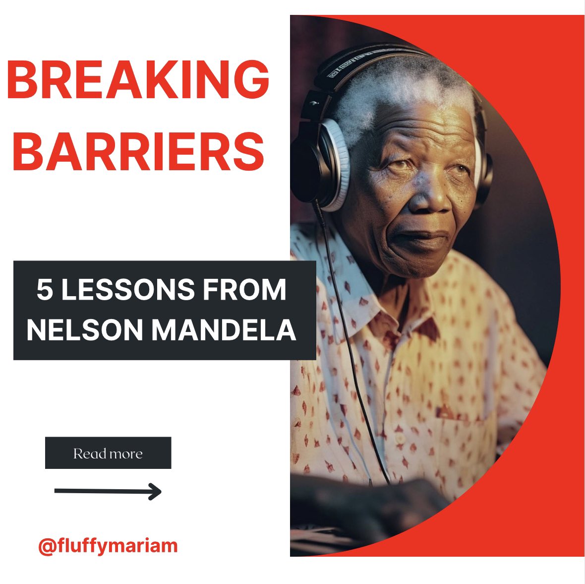 fluffymariam's tweet photo. Some wise lessons to learn from Nelson Mandela.

This is #wisdomwednesday 

SAN LIVY https://t.co/VeCWpNVOdz