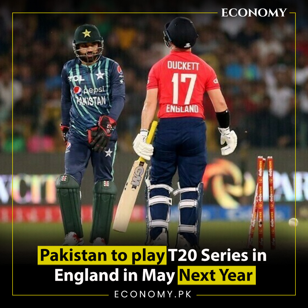 World champions England will start their 2024 home season with a four-match T20 International series against Pakistan in May before the teams participate in the ICC T20 World Cup in June. https://t.co/6VoiCO6Paz