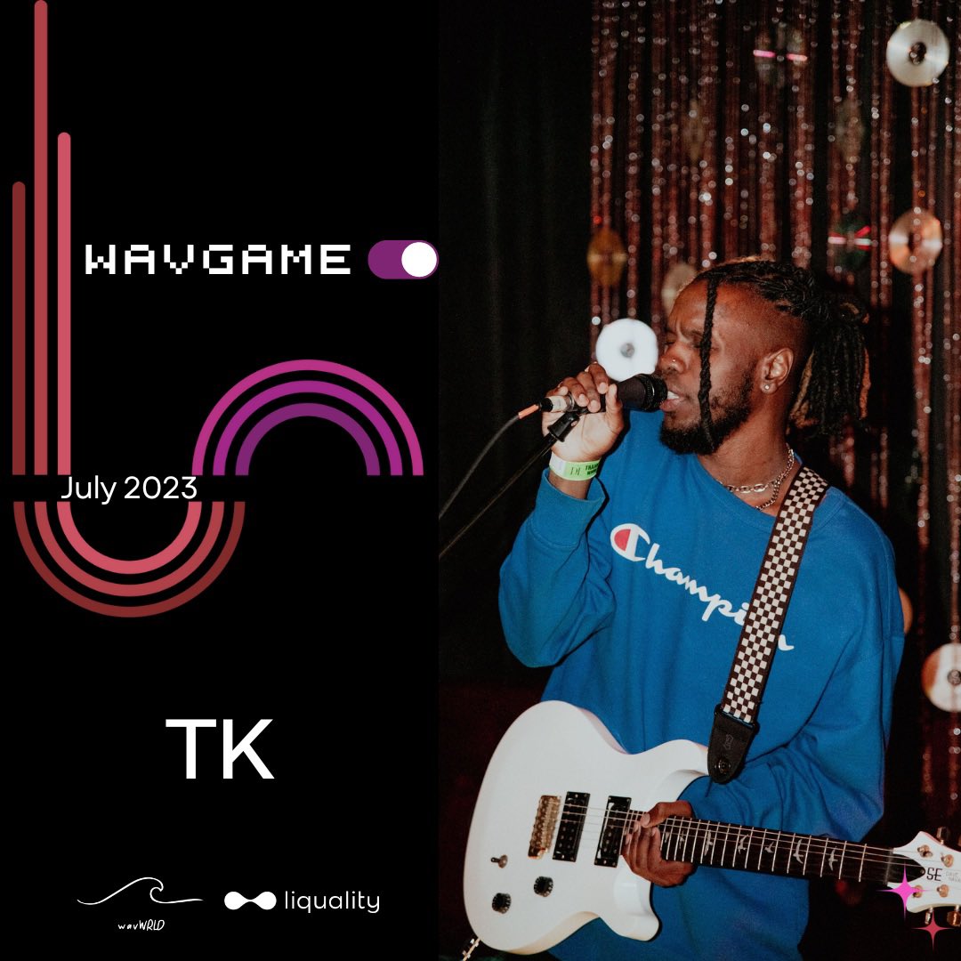 Get ready to play <a href="/TKtheLegend/">TK</a>’s wavGAME next week 🌊👾 7.10.23

Don't miss it! First one to Level 6 wins the grand prize—A paid-for trip to see your favorite artist perform 1-on-1 just for you!!

Sign up for texts to stay in the loop: laylo.com/wavwrld