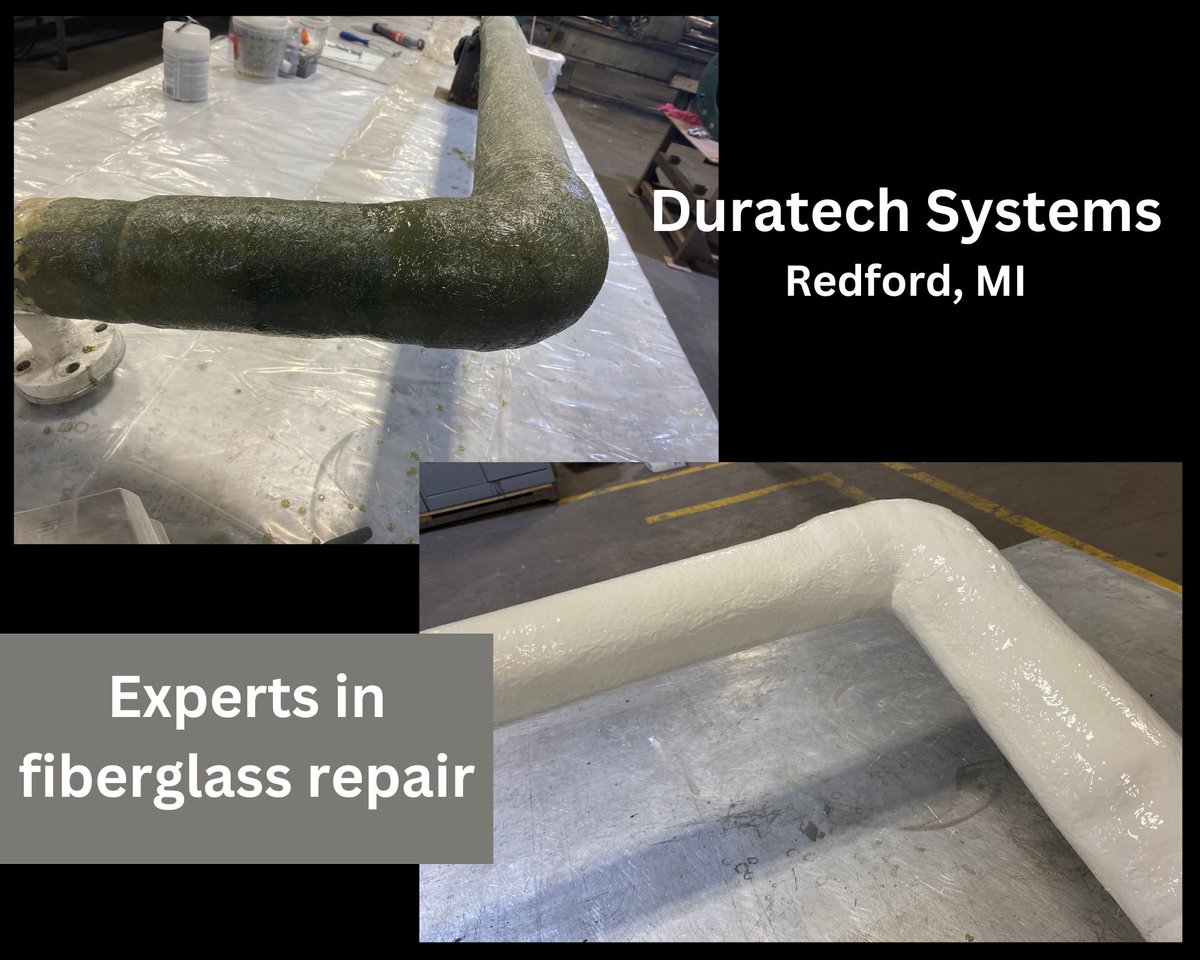 Not only does Duratech Systems specialize in Rubber lining applications, but we are also experts in Fiberglass repair.  We would be happy to help you solve your FRP problems, contact us today by calling (313) 937-3300 or email derrick.hexamer@tfwarren.com. tfwarren.com/companies/dura…