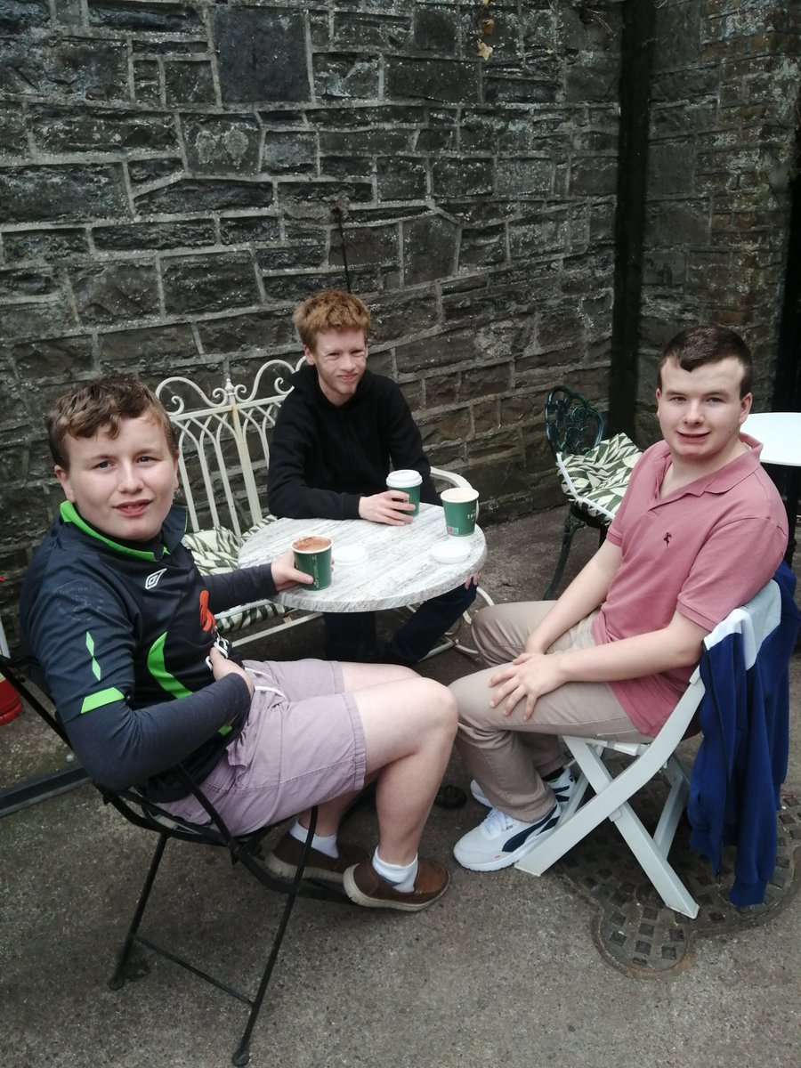 scoilchiarain1's tweet photo. Well deserved hot chocolate after our workout @The_Tram_Cafe #Julyprovision https://t.co/cbuuJn5aqT