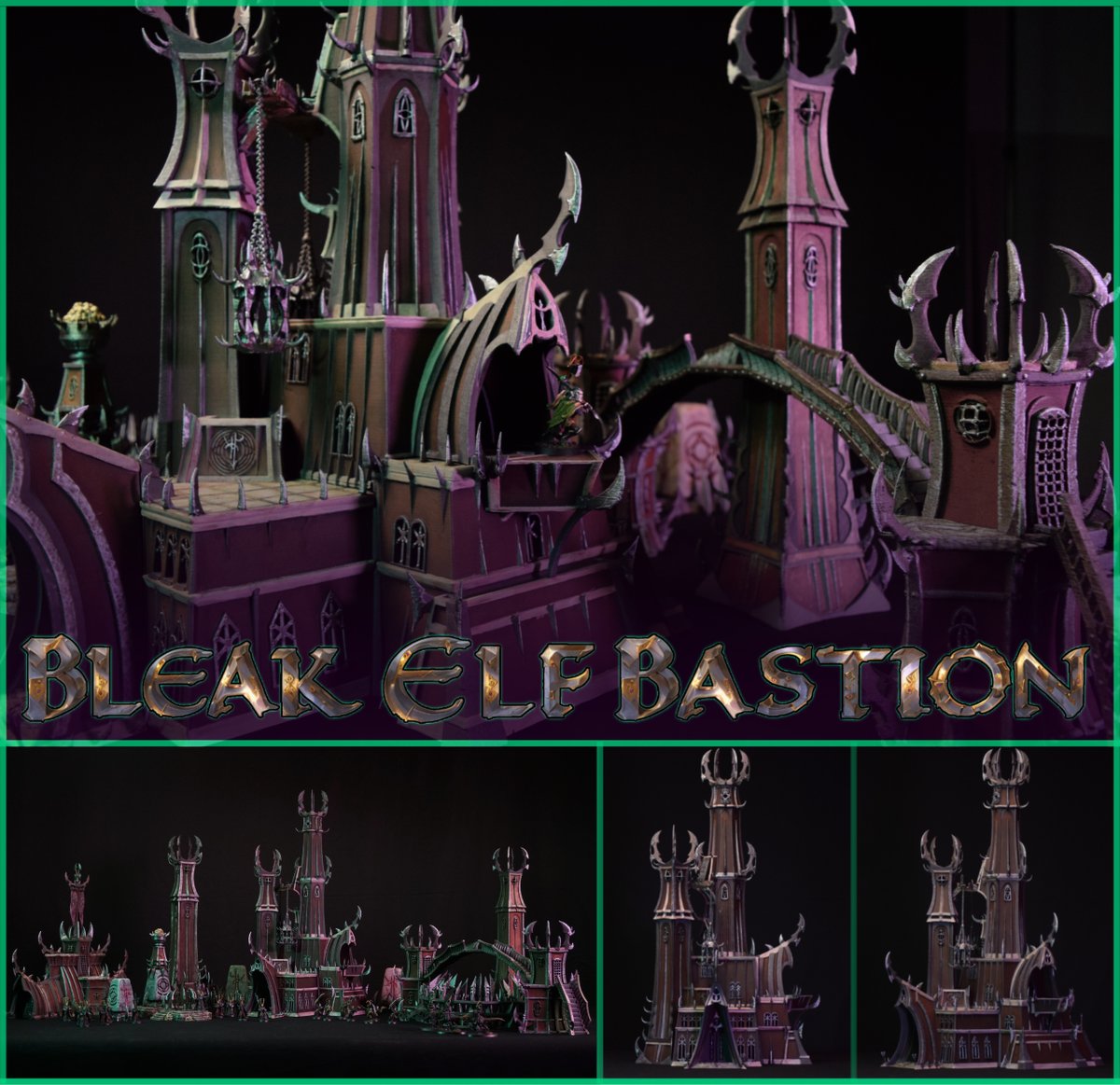 josh_arden's tweet photo. Ever wanted a complete dark elf cityscape on your tabletop⚔️🛡
We're unlocking stretch goals at the Bleak Elf Bastion ⏰⏳
https://t.co/tID43JO6Fn

#Warmongers #warhammerfantasy #AOS #9thage #miniaturepainting #3Dprinting https://t.co/YPlNjBkDvB