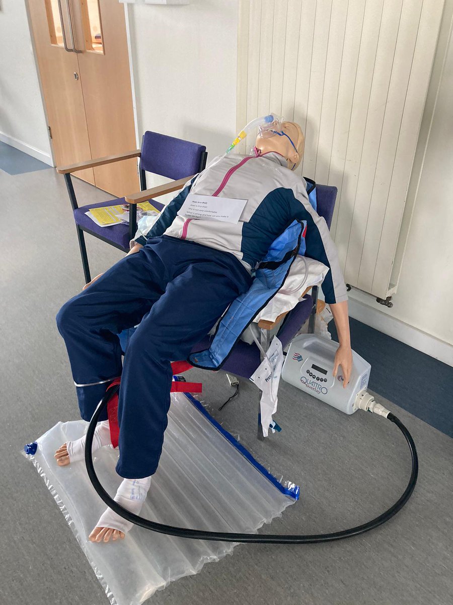 TVN_UHCW's tweet photo. Escape room stations vac therapy, safe discharge with a wound and spot the mistake AKA “Joan in a chair” with thanks to @lizekiernan and @EmmaMarcene for your help ❤️ @nhsuhcw https://t.co/D6Um2LrUDO