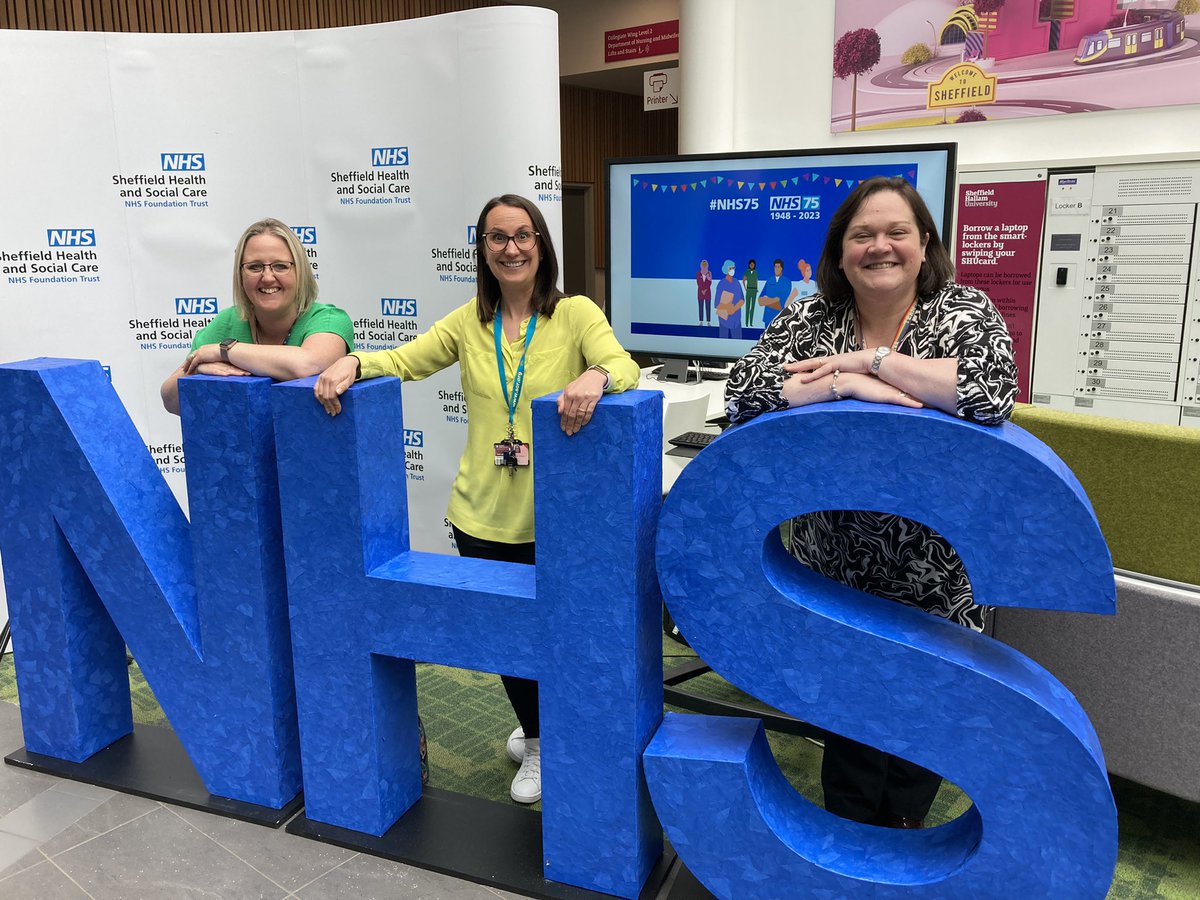 Helen Batty (@hbattyphysio) on Twitter photo #NHS75 celebrations <a href="/HallamHWLS/">College of Health, Wellbeing and Life Sciences</a> this afternoon celebrating the commitment, dedication and achievements of our wonderful #NHS with <a href="/SHSCFT/">Sheffield Health and Social Care NHS FT</a> #NHS75 celebrations <a href="/HallamHWLS/">College of Health, Wellbeing and Life Sciences</a> this afternoon celebrating the commitment, dedication and achievements of our wonderful #NHS with <a href="/SHSCFT/">Sheffield Health and Social Care NHS FT</a>