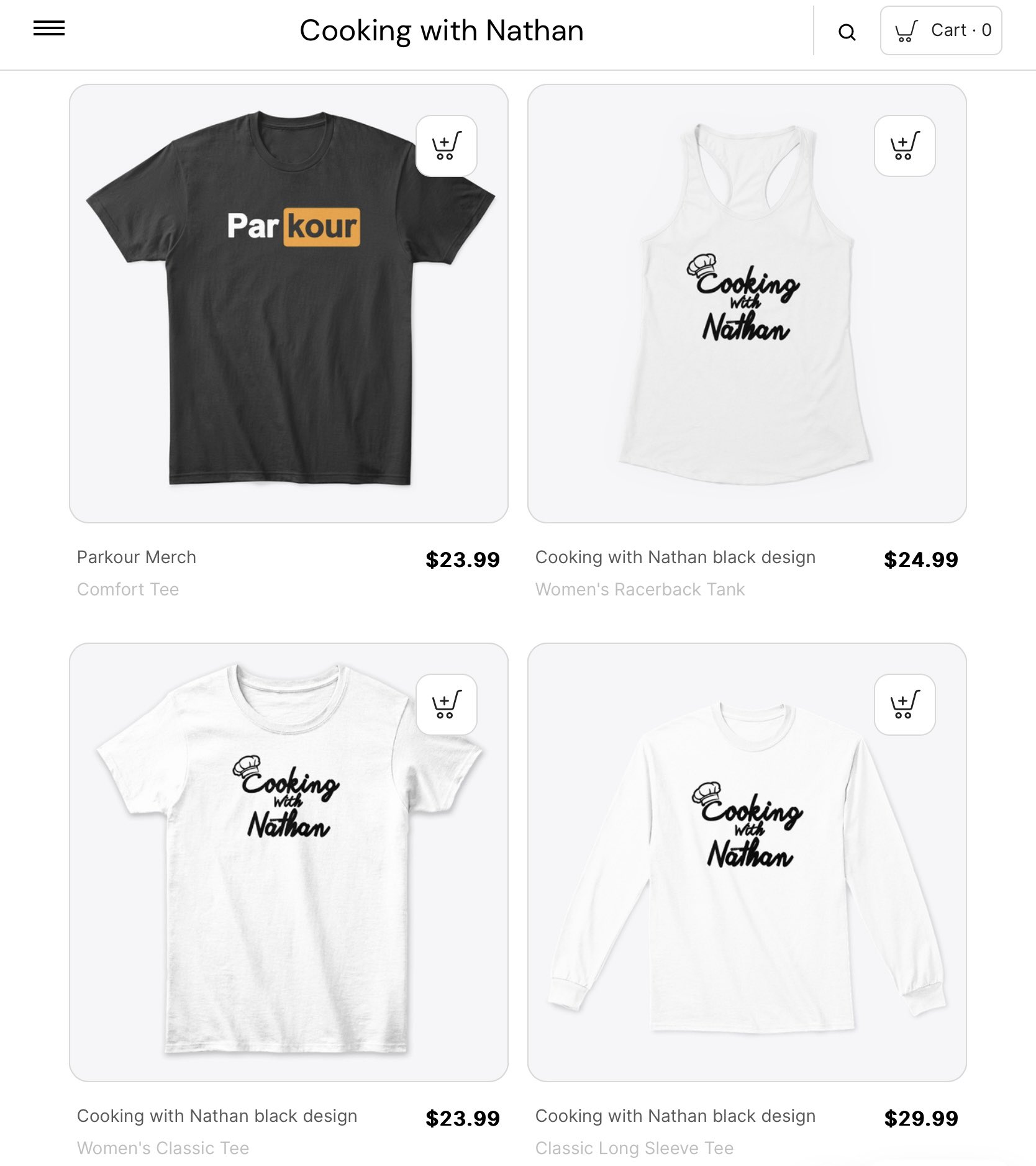 Fresh Look at Nathan Bronson On Twitter All New Cooking With Nathan Merchandise