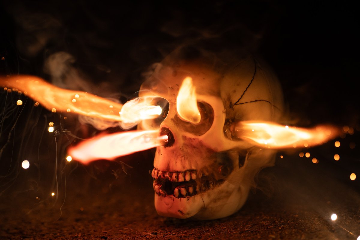 bombsfall's tweet image. the annual skull