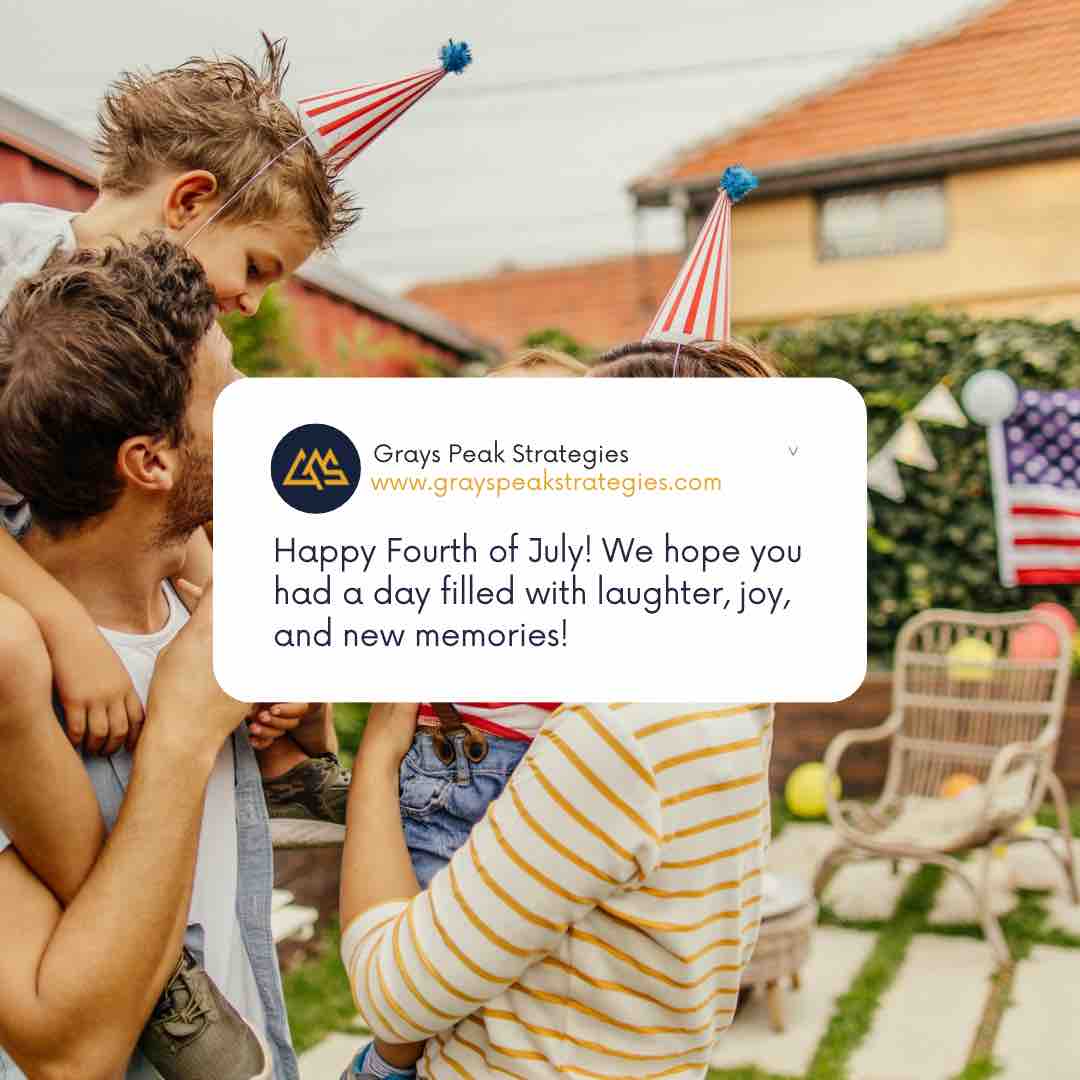 GraysPeak's tweet photo. We hope your Fourth of July was a blast! 💥 Share your exciting holiday moments with us in the comments below! Did you celebrate with fireworks, cookouts, or a day at the beach? We can’t wait to hear all about your memorable Fourth of July adventures! 🎇😄 #FourthOfJuly https://t.co/rjBsqheuFJ