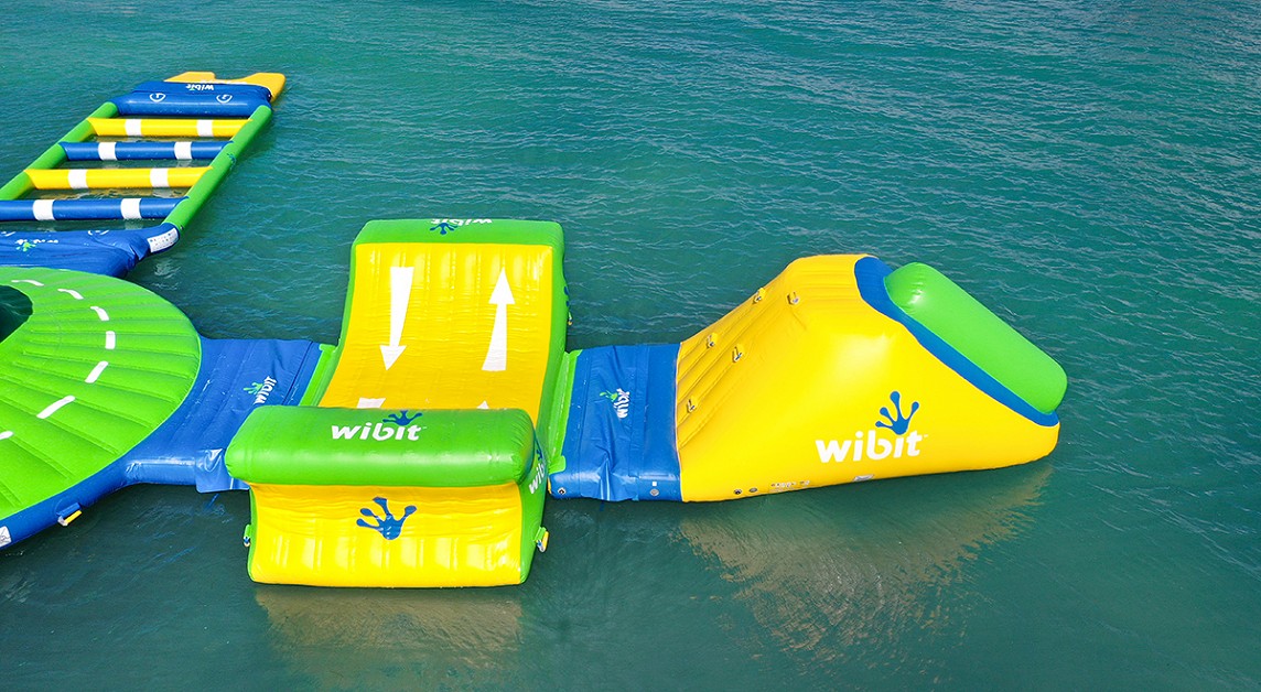 beachresorts_mx's tweet photo. Kids and adults can challenge their skills on this Wibit Aqua Park. Guests staying at Villa del Palmar Cancun https://t.co/MJqCom457K and Garza Blanca Cancun https://t.co/GdsySLXViZ can play on this water fun water feature. #wibit #wibitaquapark  #beachresortsinmexico https://t.co/iJEdMuAyJR
