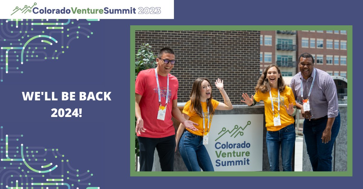 COVentureSummit's tweet photo. Incredible connections, limitless possibilities, and an unforgettable experience. That is what the 2023 Colorado Venture Summit was all about. Missed this year's event? Don't worry, we'll be back next year! https://t.co/v0dah0bP6O