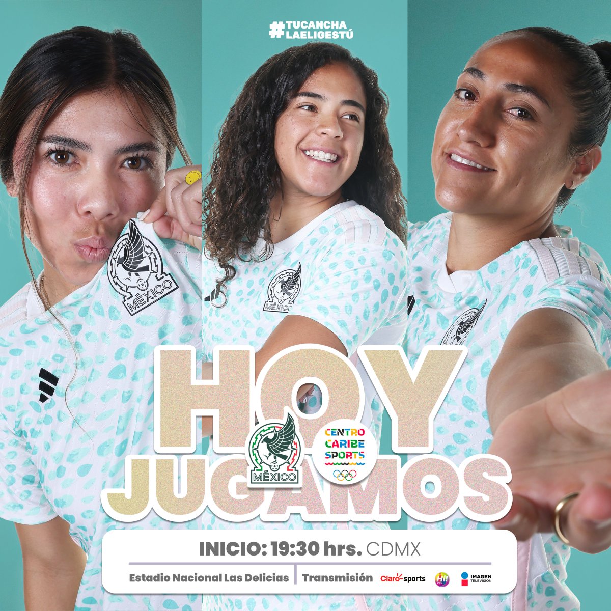 Miseleccionfem's tweet image. Llegó el día, ¡hoy jugamos la Semifinal! 🔥
Vamos con todo por ese pase, @G500Mx. 🇲🇽

#TuCanchaLaEligesTú