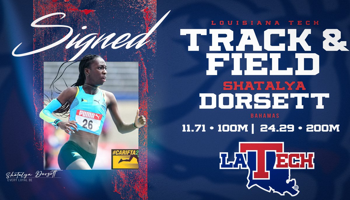 LATechTFXC's tweet photo. Got two good ones on board!
Welcome to the Family, Shatayla & Saran.
✍️ Shatayla Dorsett 🇧🇸
✍️ Saran Kouyeth
#SpeedHub https://t.co/AXh8Rjv6ER
