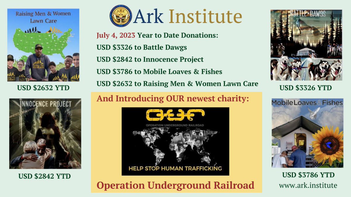 ARKofTheReaper's tweet photo. #ARK has broadened its scope to combat one of the darkest crimes against humanity: human trafficking &amp; child exploitation. We stand united with @OURrescue in the mission to end this injustice. Join us in making a lasting impact! #ARK #EndHumanTrafficking #SoundofFreedomMovie https://t.co/grPBXy4cRb