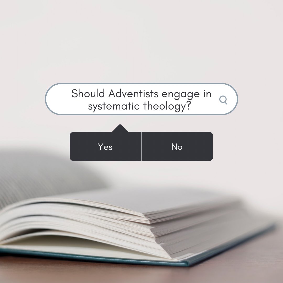 ATSJATS's tweet image. Should #Adventists engage in #systematictheology? 

If yes, how? 

If no, why not?

Series on this topic forthcoming!