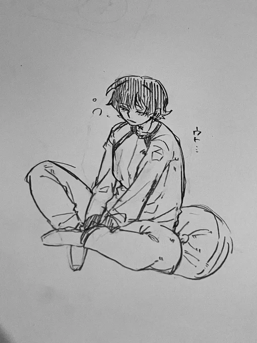 昨日のテストの落書き....3日目で既に死目前