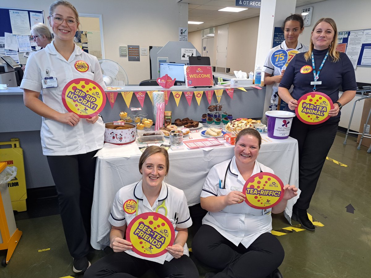 Amazing day! We've eaten all of the cake, drank all of the tea &amp; unexpectedly cried happy tears watching the impact of the <a href="/cheshiredance/">Cheshire Dance</a> tea ladies entertaining our patients &amp; supporting their rehab. Happy Birthday NHS, here's to the next 75 years! <a href="/NHSCharities/">NHS Charities Together 💙</a> <a href="/MidCheshireNHS/">Mid Cheshire Hospitals 🏥</a>
