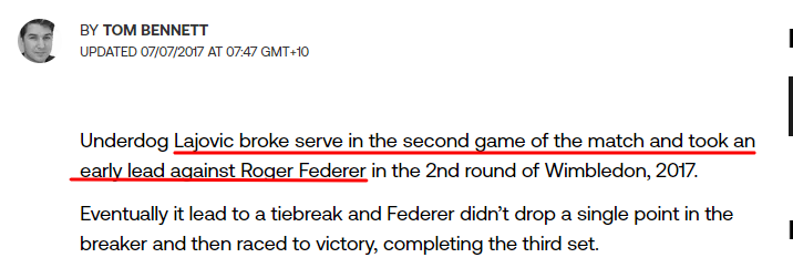 matcarpenter's tweet photo. @Dutzee @jamesgraysport This is your biggest Wimbledon accomplishment. You took on Federer at his peak and were ahead! https://t.co/ZuZORU3zy5