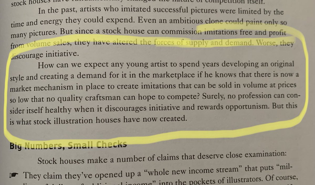 Brad Holland wrote this 20 years ago about stock illustration. Life is a flat circle