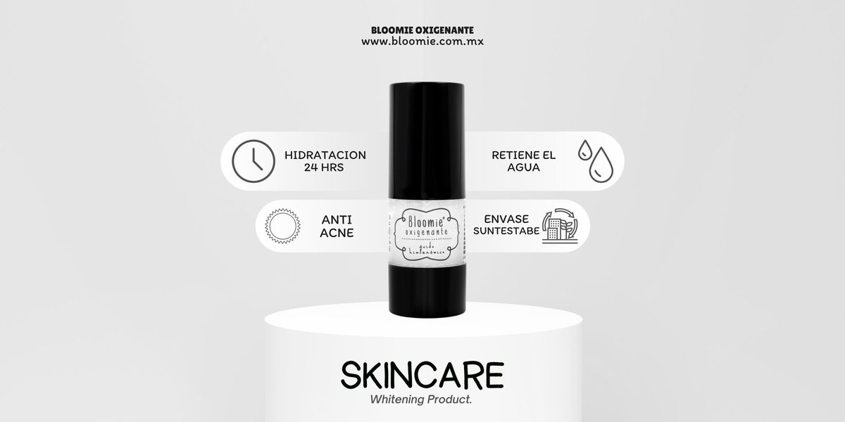 LBloomie's tweet photo. Bloomie Oxigenante, elimina la contaminación acumulada en tu piel #BuenosDiasATodos mereces una piel sana libre de contaminación. #Pielsana #Belleza #Bonita https://t.co/KAVNuDEj90