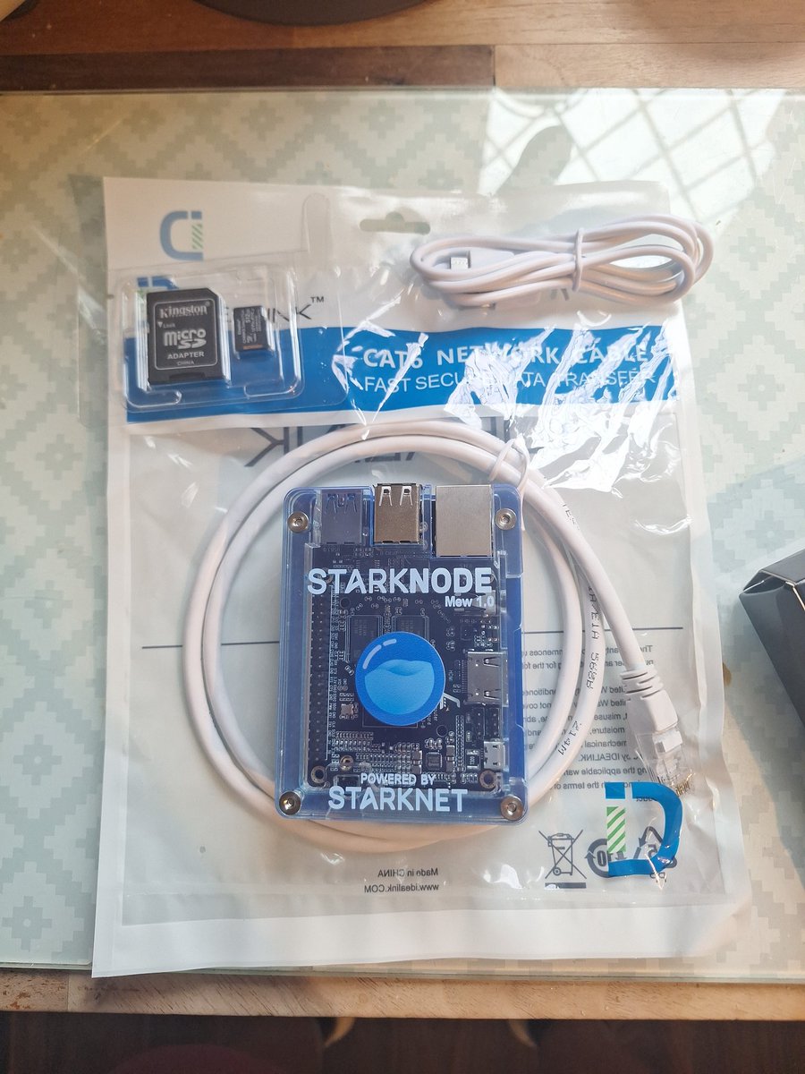 Just_Dan___'s tweet photo. #Starknet #starknode
It's arrived 😊 @kasarLabs https://t.co/J5u9pIJi7h