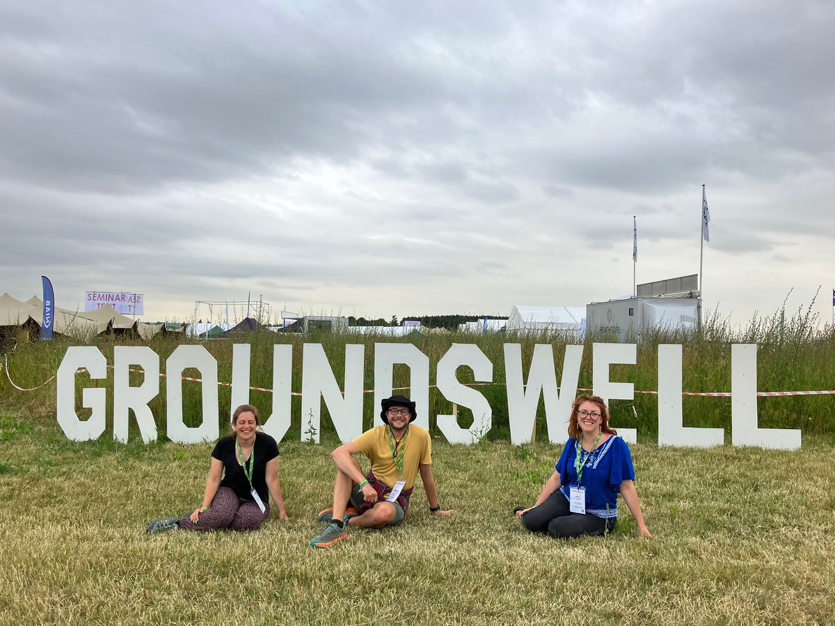 PTES Hedgerow Officer Megan @FavColour_Green attended the Glastonbury of farming, the agricultural @Groundswellaguk Festival last week! 🚜🙌 She promoted wildlife-sensitive hedgerow management to some of the country's most forward-thinking regenerative farmers. @TheTreeCouncil