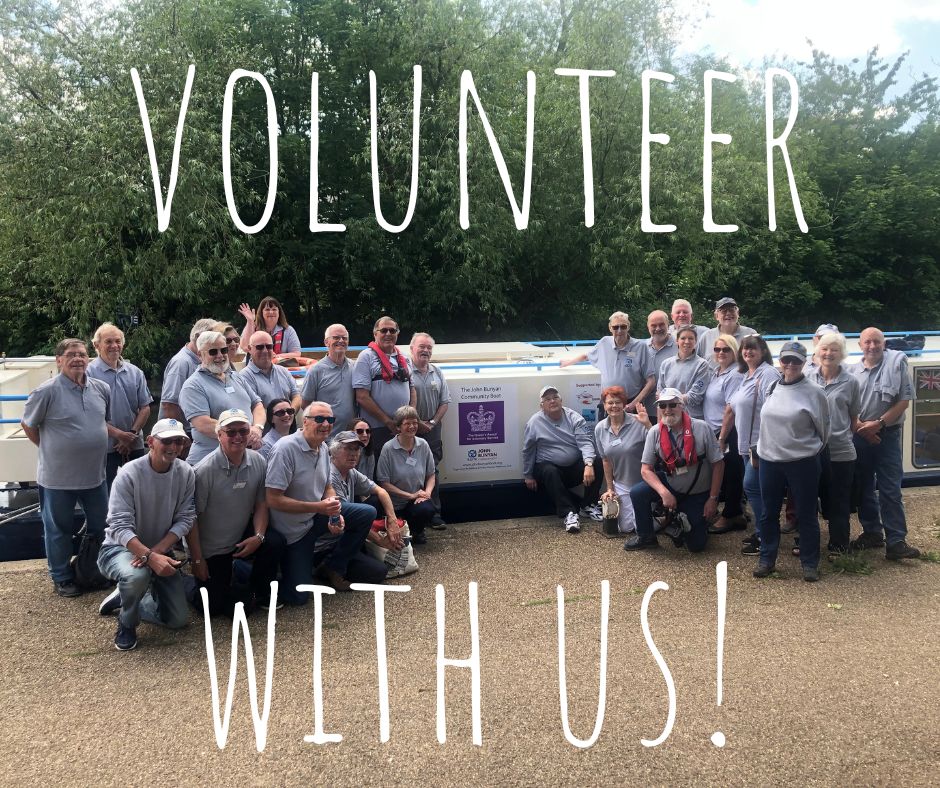 Have you been on a cruise this year and pictured yourself helping out onboard the JB?
Well now's your chance! We will provide training to help you into your role.
bmkwaterway.org/johnbunyanboat…

#volunteering #volunteers #volunteer <a href="/CVSBeds/">CVS in Bedfordshire</a>