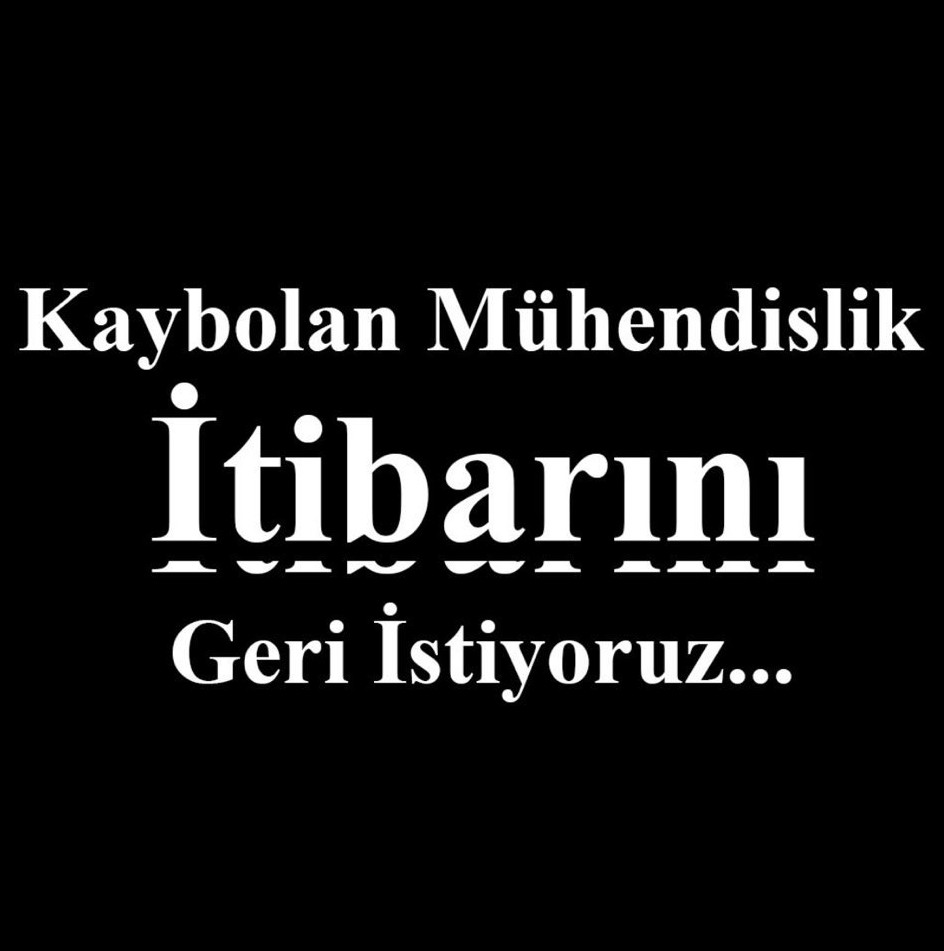 Kamu mühendislerinin hakkını verin artik. Böyle bir saçmalık olamaz. 
#TorbaYasadaKamuMühendisi 
#kabuletmiyoruz 
#KaMUhendisineAdalet 
#KaMuhendisleri