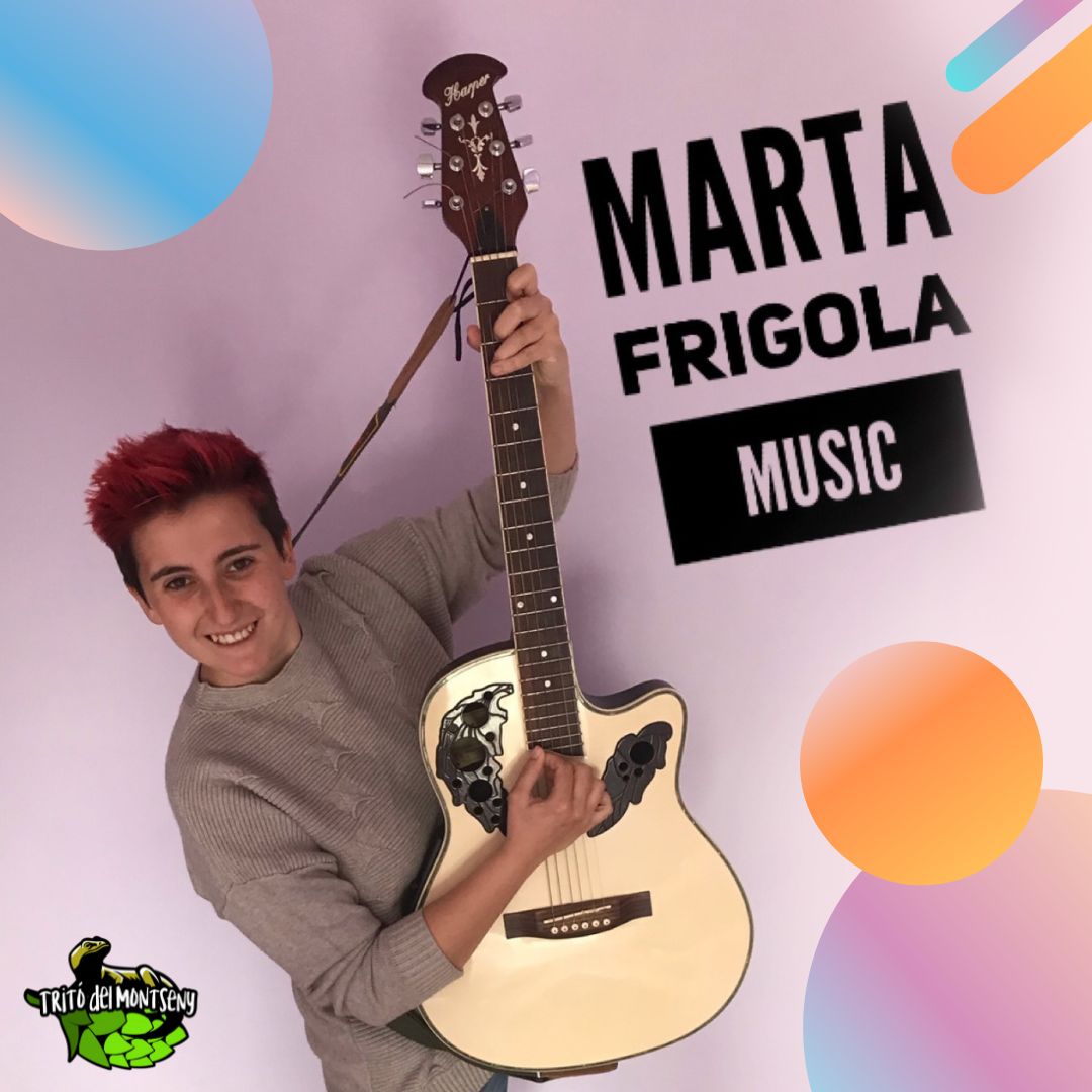 ACTritoMontseny's tweet photo. 🎶Marta Frigola és autodidacta, toca la guitarra i canta. 🎸Influenciada per artistes com Patti Smith, Bob Dylan o Nina Simone, entre d'altres, fa versions i temes originals en format acústic. 🤘El seu objectiu és gaudir i fer gaudir de la música. La podràs escoltar al Birraseny! https://t.co/qnHrlf89Bu