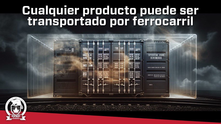 CPKCdeMexico's tweet photo. ¿#SabíasQue el ferrocarril juega un rol estratégico en sectores clave de la economía mexicana como la industria automotriz, agrícola, energética, de construcción, química, entre otras?
#CPKCdeMéxico colabora al impulsar la competitividad y productividad de la economía mexicana. https://t.co/cFGUFX7x14