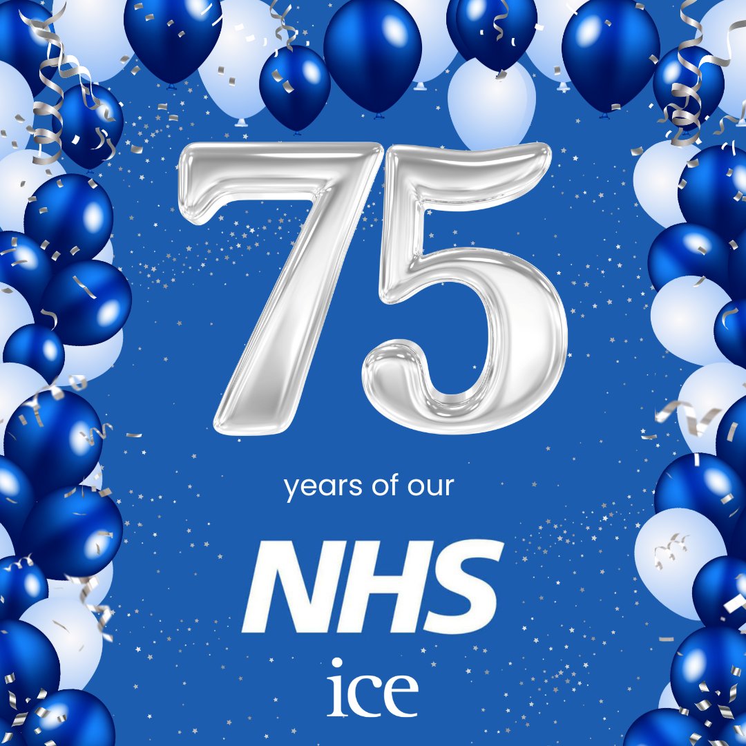 Happy 75th birthday @nhsengland from all of us here at ICE Creates 💙 

ICE is privileged to have partnered with the wonderful people who make up our NHS nationally and regionally for almost 25 years.

#NHS75 #BehaviourChange #BetterHealth #NHSBirthday