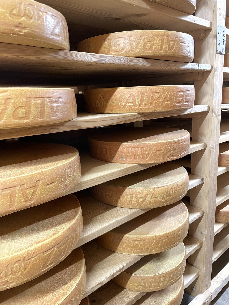 RitaSattler's tweet photo. What do you do when it rains in Switzerland during your science break? You learn how they make all that yummy Swiss cheese .. #ALSGRC https://t.co/lxgslD7gsw